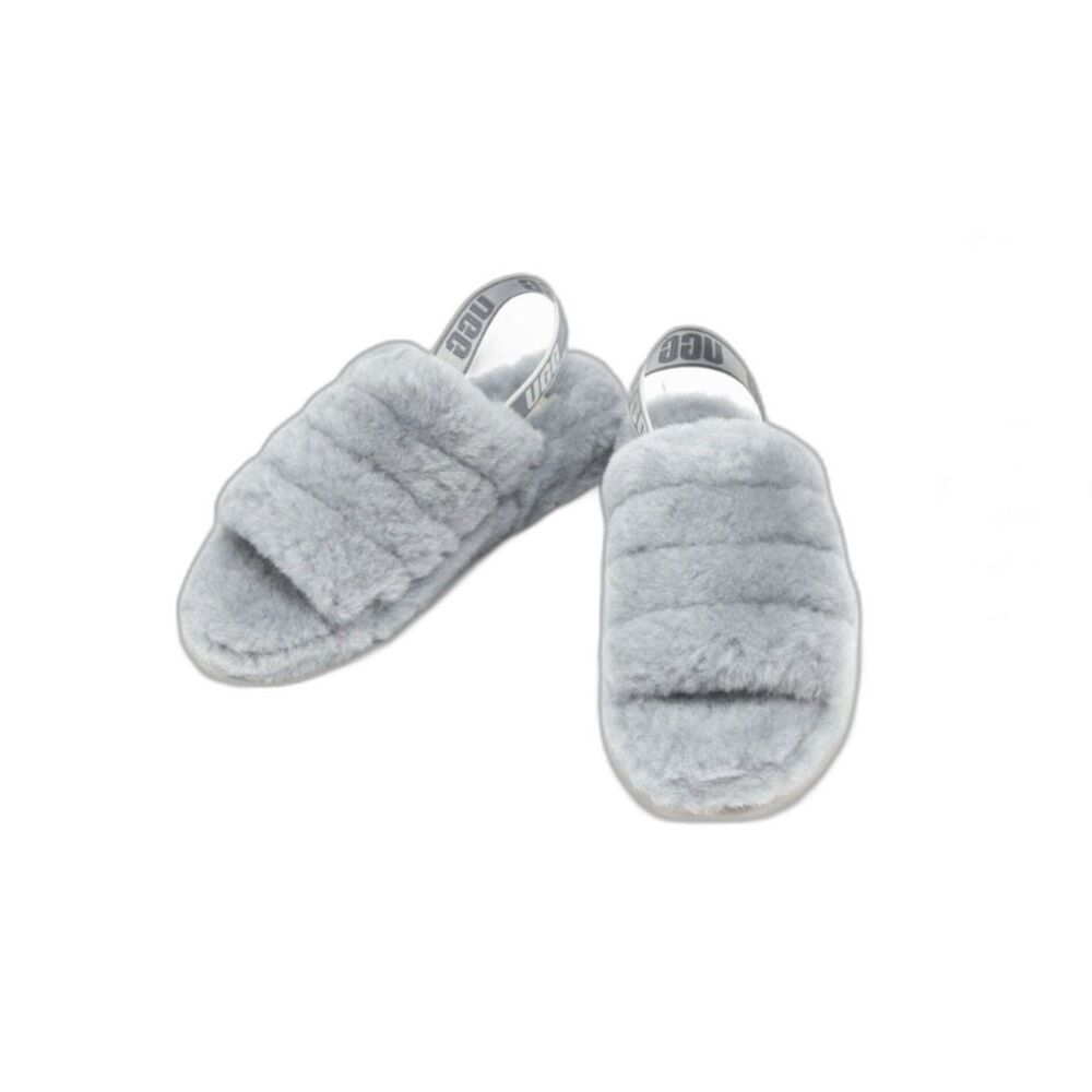 UGG Fluff Yeah Gray Slide - Size 7